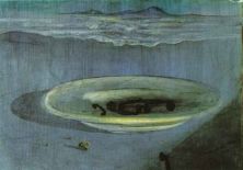 Haga click para ver la imagen ampliada 1939_19_landscape with telephones on a plate 1939.jpg